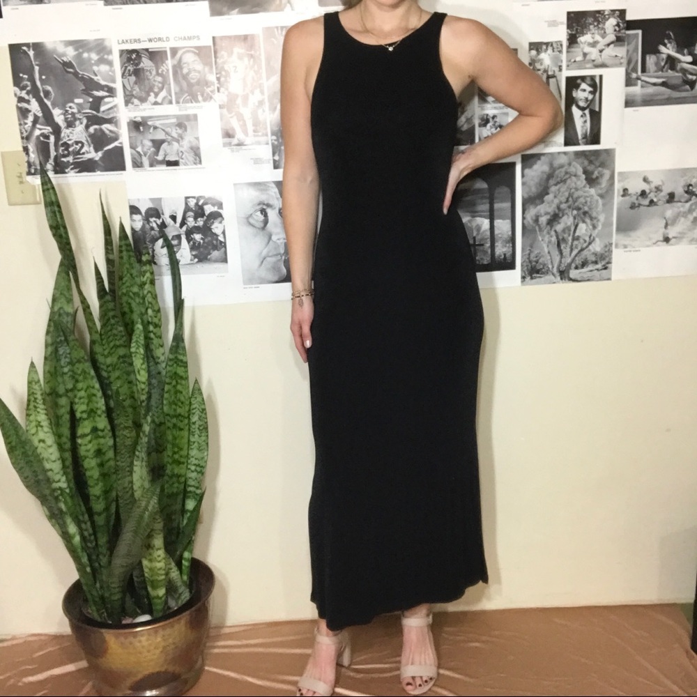 Fiore Black Maxi Dress